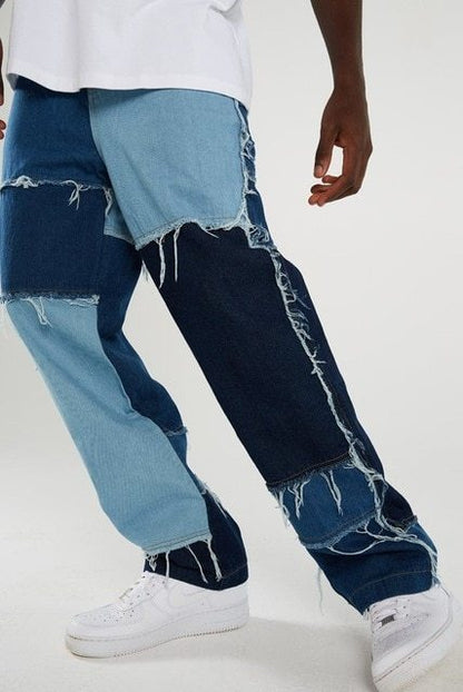 Jeans Patch Urbanos  – Estilo Relajado y en Tendencia