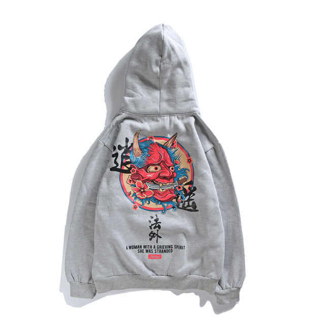 Hoodie Street Asiático  – Estilo Loose Unisex