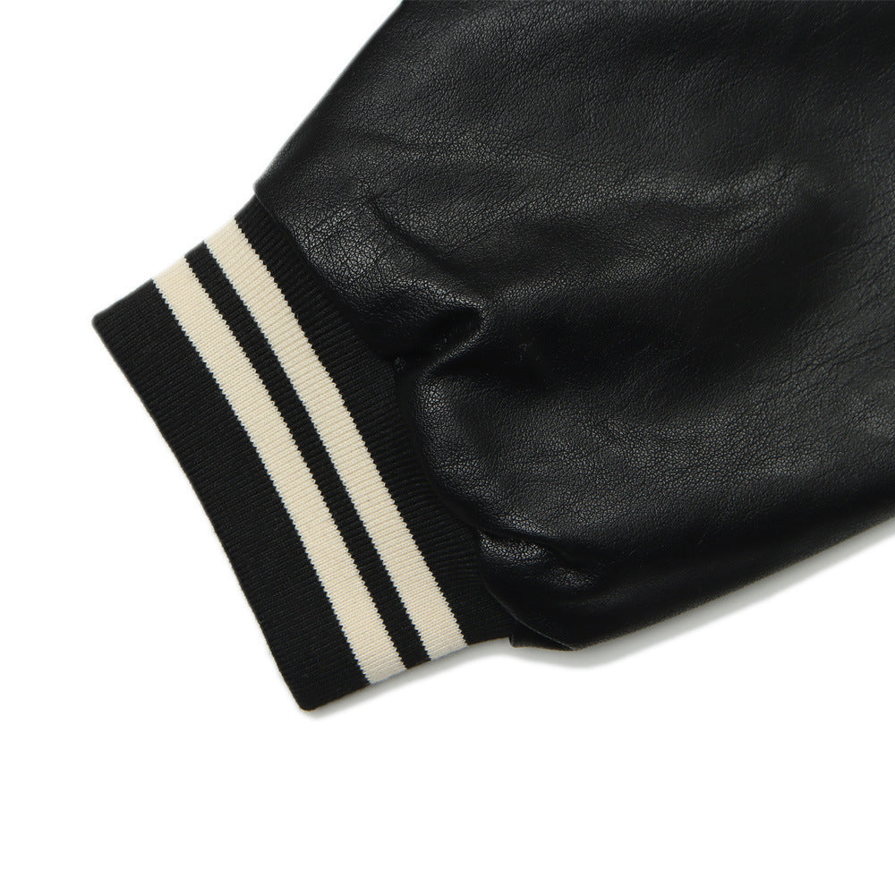 Chaqueta “Dark Script” – Letras Bordadas y Estilo Oscuro ✨