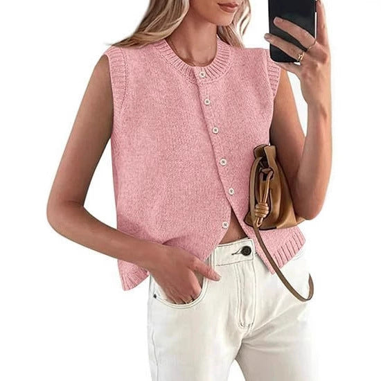 ✨ Chaleco Sin Mangas Tejido 3D | Estilo Street Hipster en Tendencia