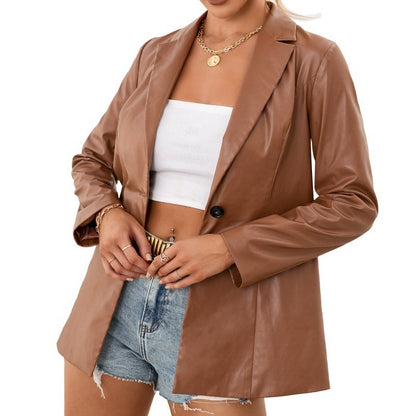 ✨ Campera Motoquera de Cuero PU – Estilo Vintage con Actitud ✨