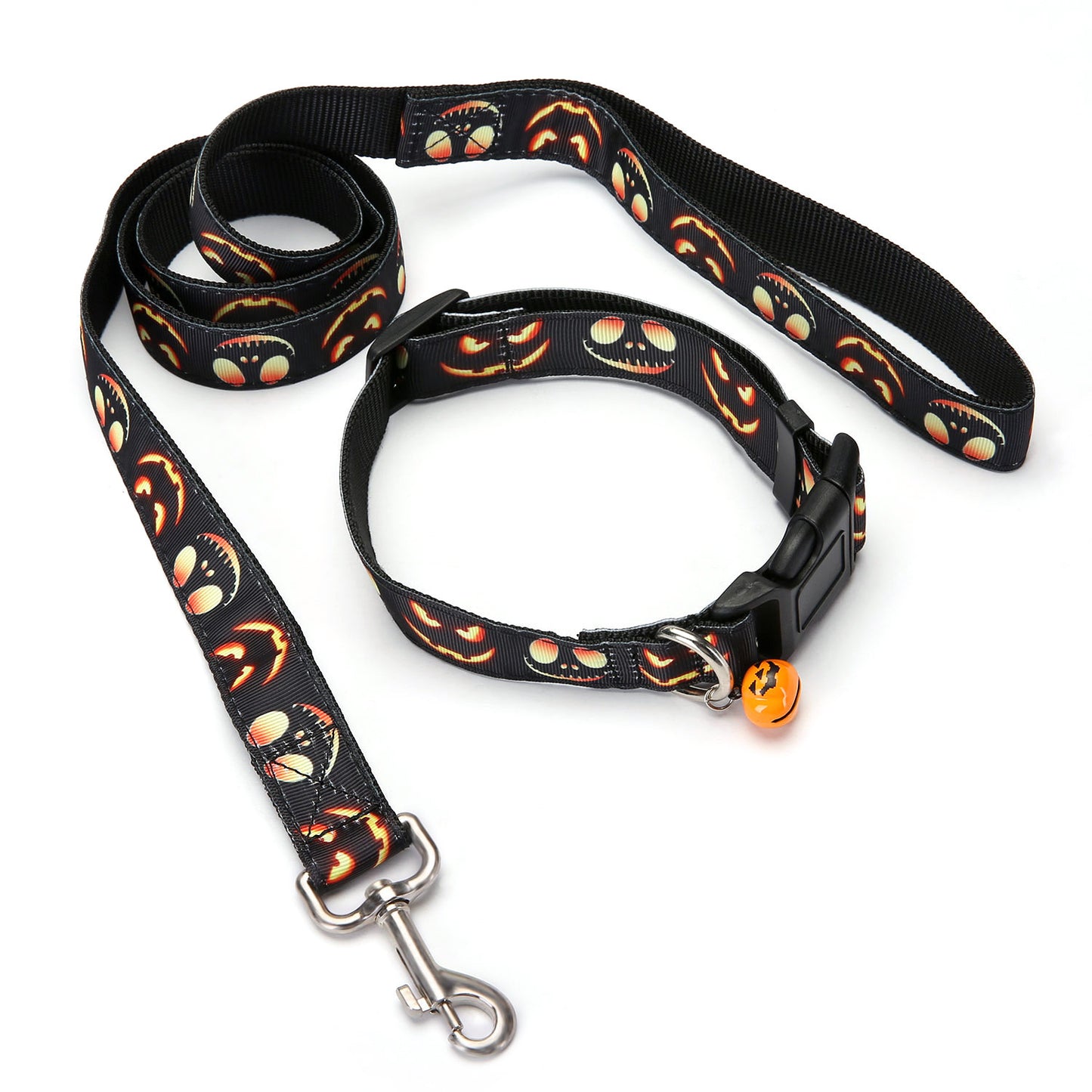 Collar con Correa de Halloween