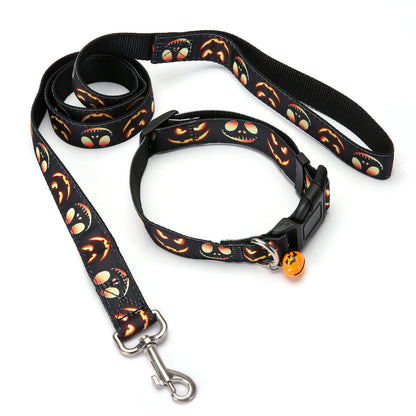 Collar con Correa de Halloween