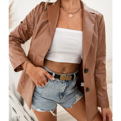 ✨ Campera Motoquera de Cuero PU – Estilo Vintage con Actitud ✨