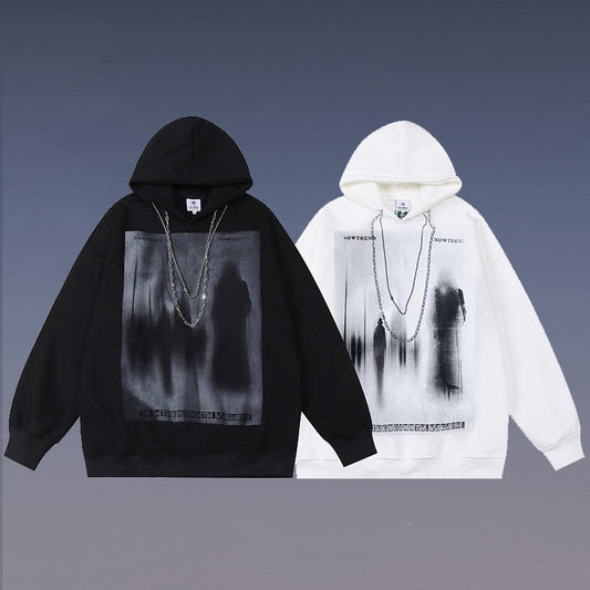 Sudadera Americana con Estampado Dark Ghost