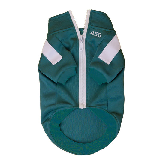 Camperita “Jugador 456” – Outfit El Juego del Calamar para Perris y Gatis
