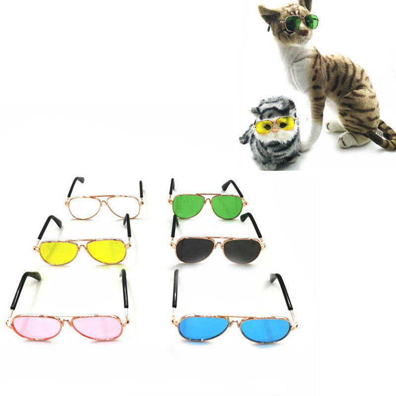Gafas Mini Hip Hop para Mascotas | Lentes de Resina y Marco Metálico ✨