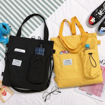 Mochila Harajuku Multiuso - Estilo Preppy con Toda la Onda