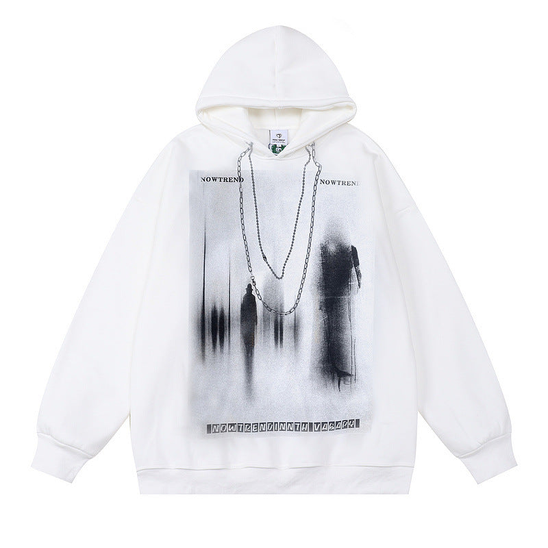 Sudadera Americana con Estampado Dark Ghost