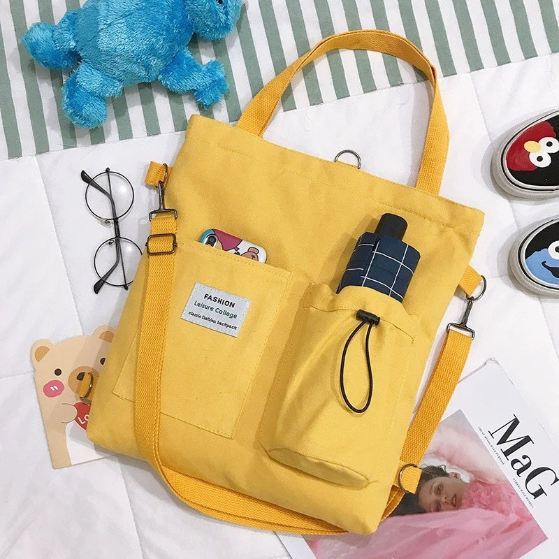 Mochila Harajuku Multiuso - Estilo Preppy con Toda la Onda
