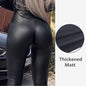 Pantalones Oscuros del Poder  – Tiro Alto para Todas las Tallas
