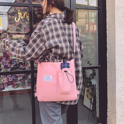 Mochila Harajuku Multiuso - Estilo Preppy con Toda la Onda
