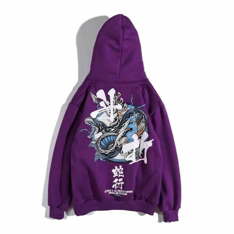 Hoodie Street Asiático  – Estilo Loose Unisex