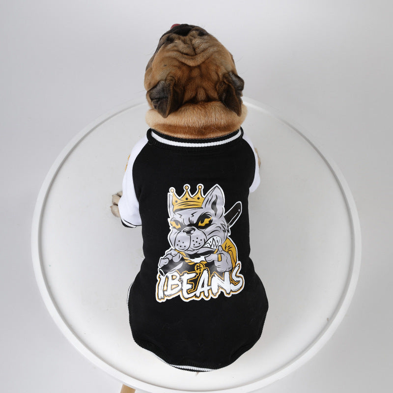 ✨ Camisa Baseball para Mascotas | Forro Polar y Abrigada