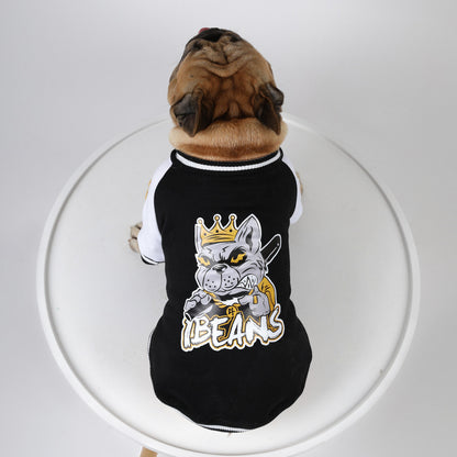 ✨ Camisa Baseball para Mascotas | Forro Polar y Abrigada